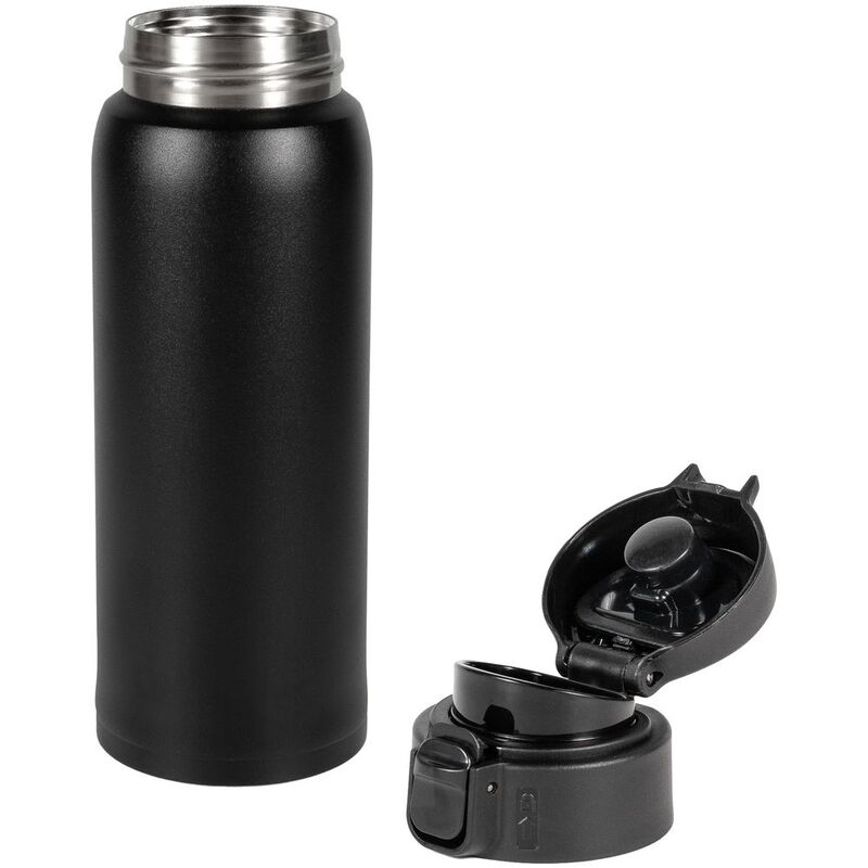 Термокружка Relaxika, ver.2, черная арт.17397.30