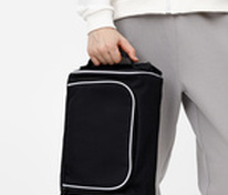 Сумка для обуви Equipex, черная с белым арт.18254.30