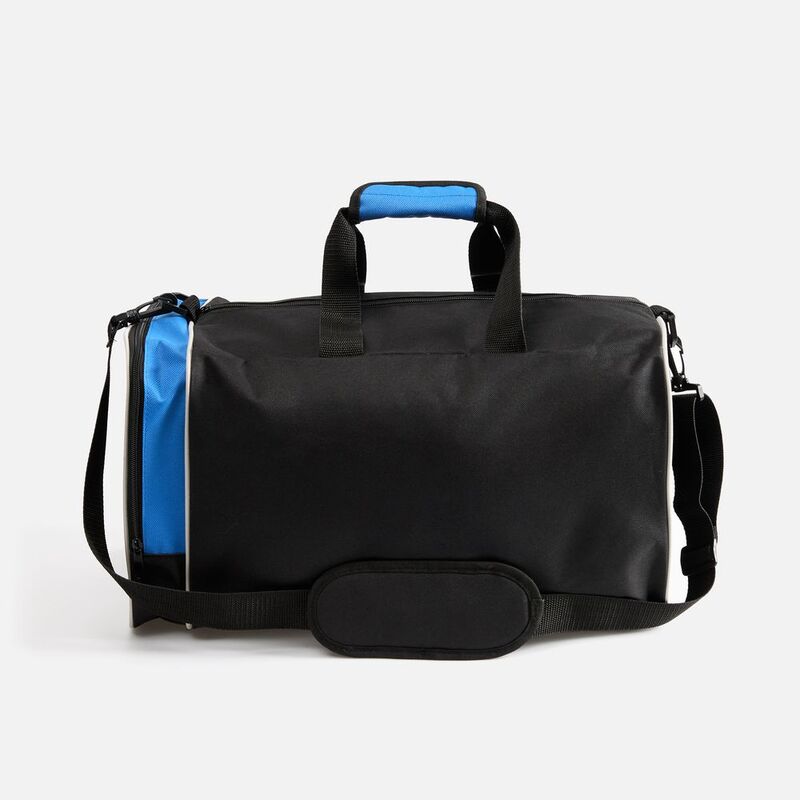 Спортивная сумка Fitnext, черная с синим арт.18257.34