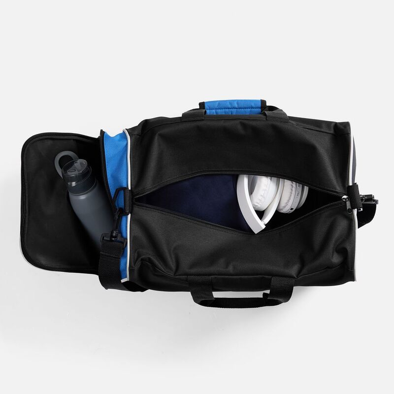 Спортивная сумка Fitnext, черная с синим арт.18257.34