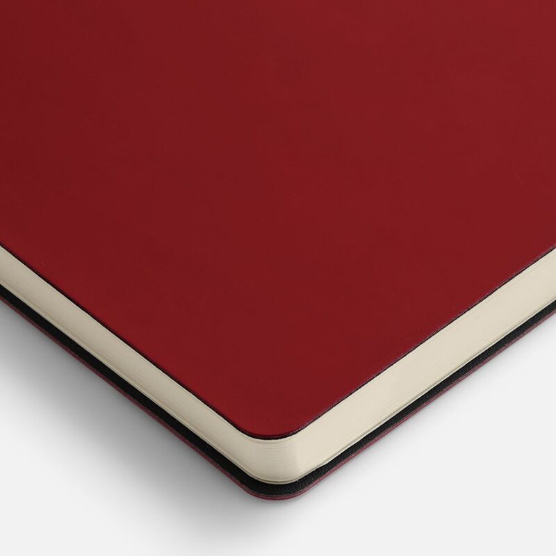 Ежедневник Flex Shall New, недатированный, красный арт.27881.50