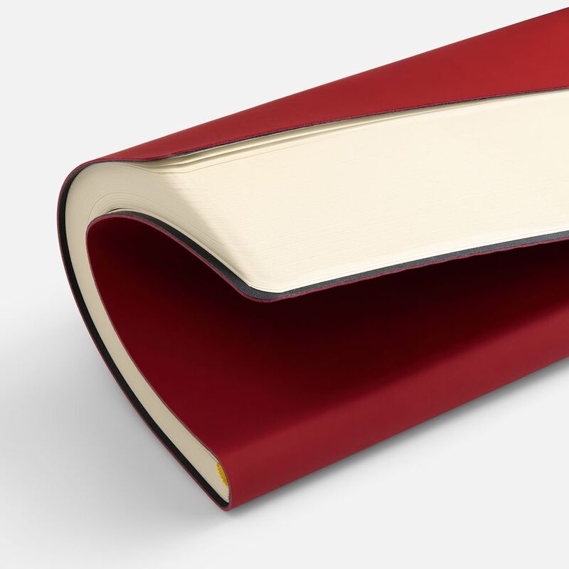 Ежедневник Flex Shall New, недатированный, красный арт.27881.50