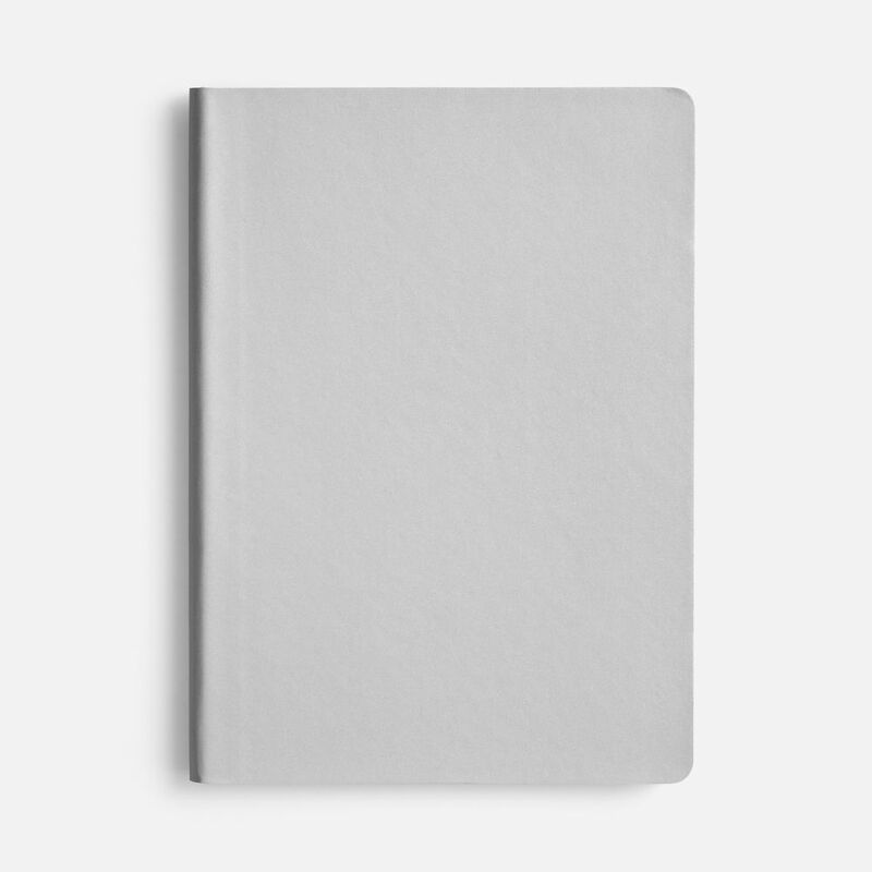 Блокнот Flex Shall ver.2, серебристый арт.24021.10