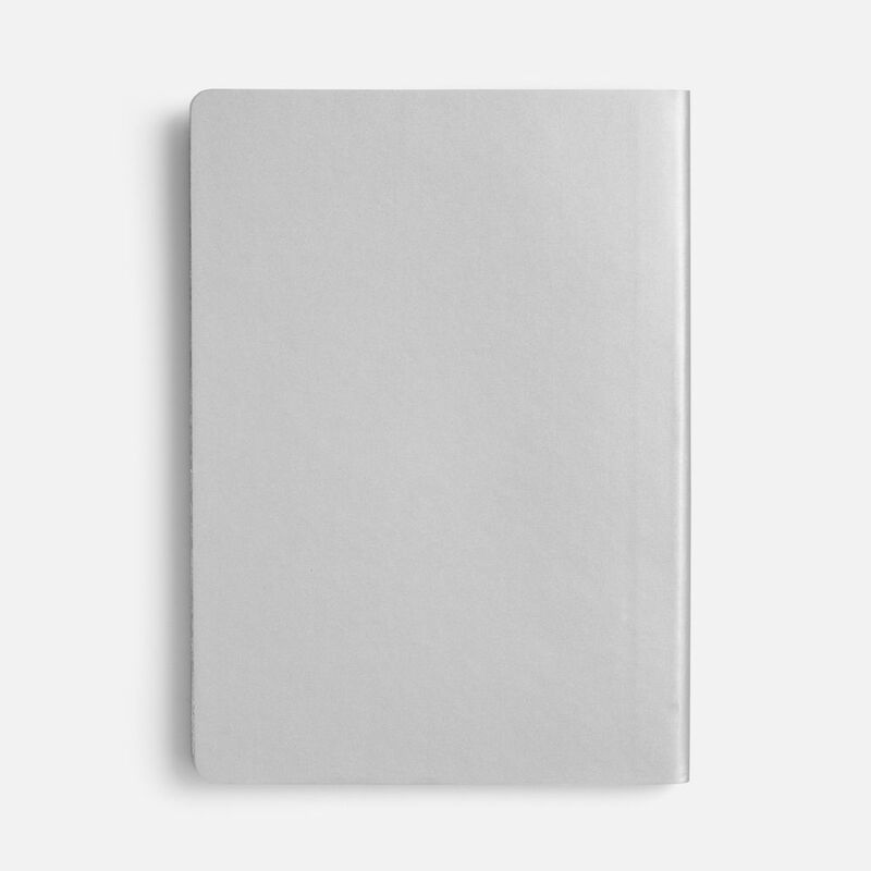 Блокнот Flex Shall ver.2, серебристый арт.24021.10