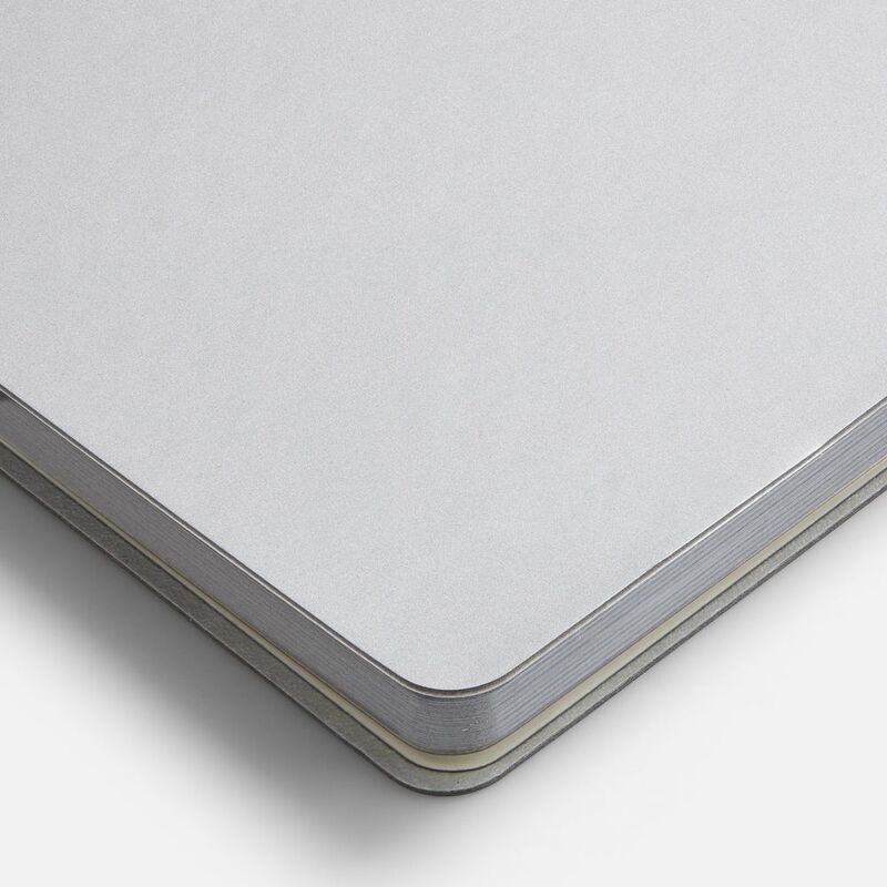 Блокнот Flex Shall ver.2, серебристый арт.24021.10