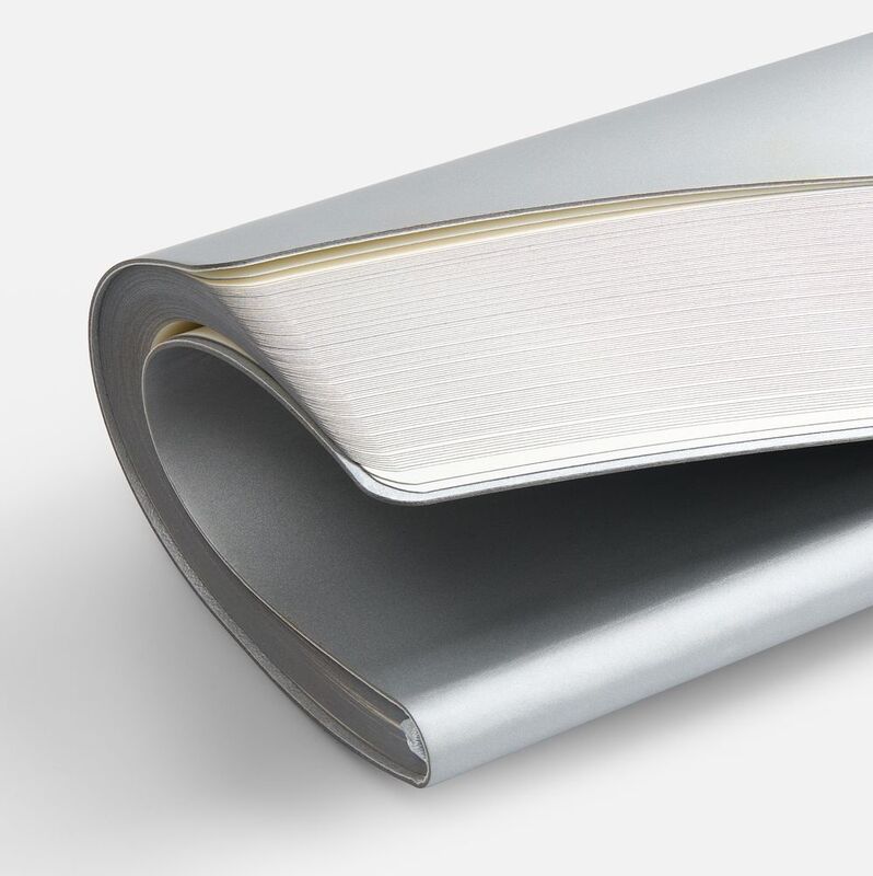 Блокнот Flex Shall ver.2, серебристый арт.24021.10