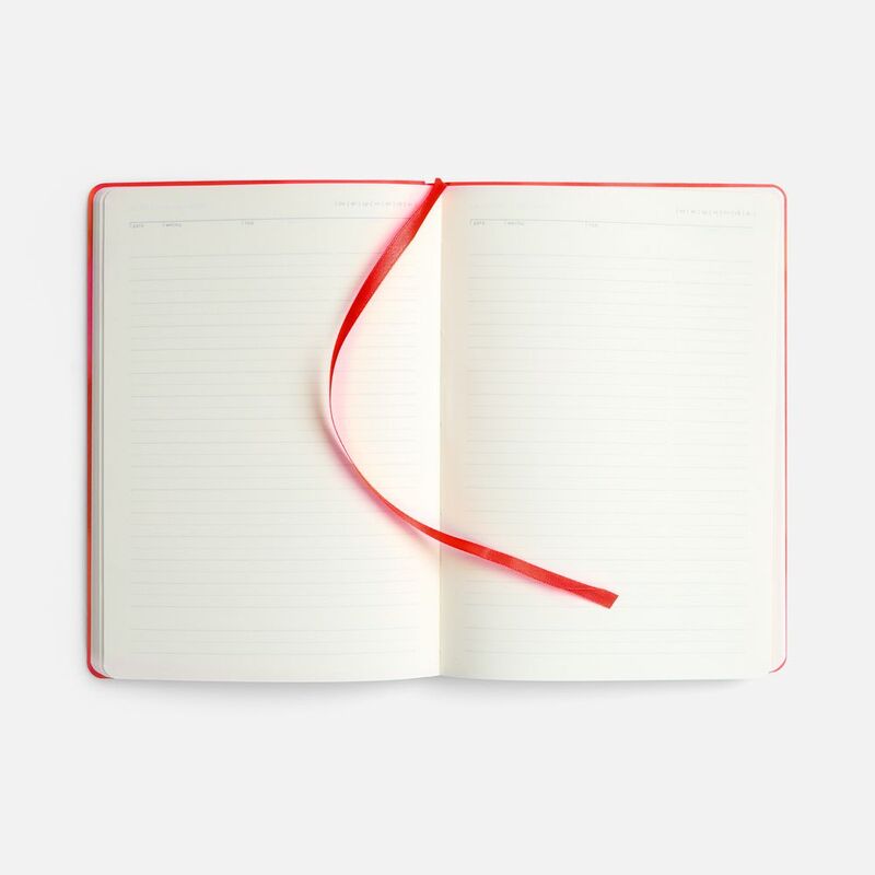 Ежедневник Vale New, недатированный, красный арт.26202.50