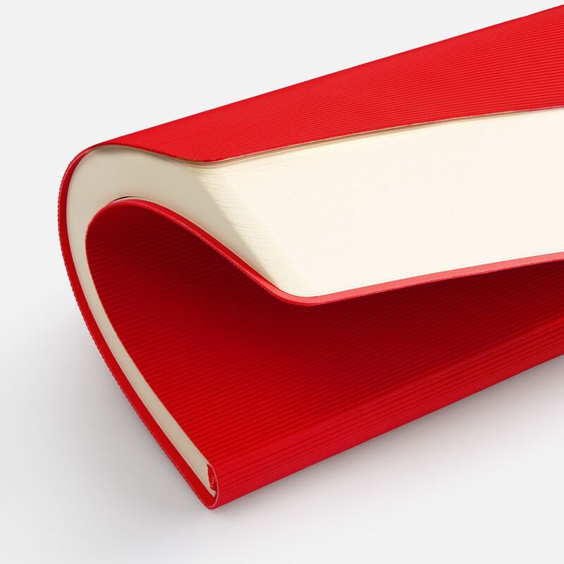 Ежедневник Vale New, недатированный, красный арт.26202.50