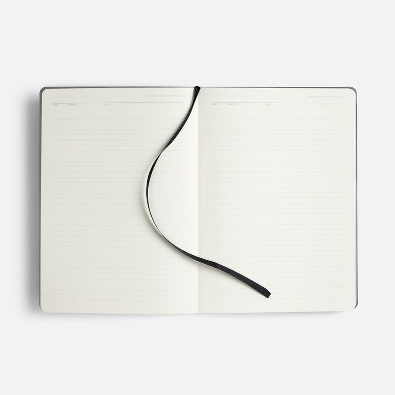 Ежедневник Doppio, недатированный, черный с серым арт.26022.13