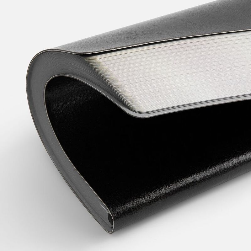 Ежедневник Doppio, недатированный, черный с серым арт.26022.13