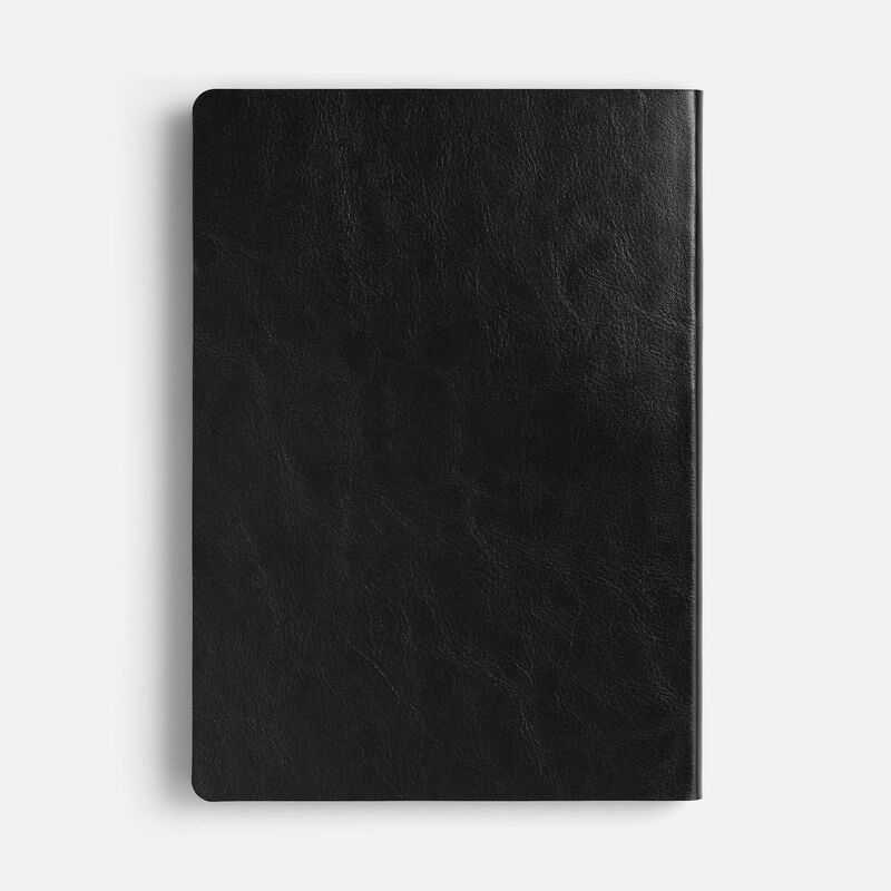 Ежедневник Doppio, недатированный, черный с красным арт.26022.53