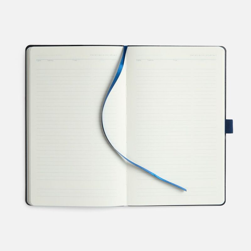 Ежедневник Lungo, недатированный, темно-синий арт.24044.40