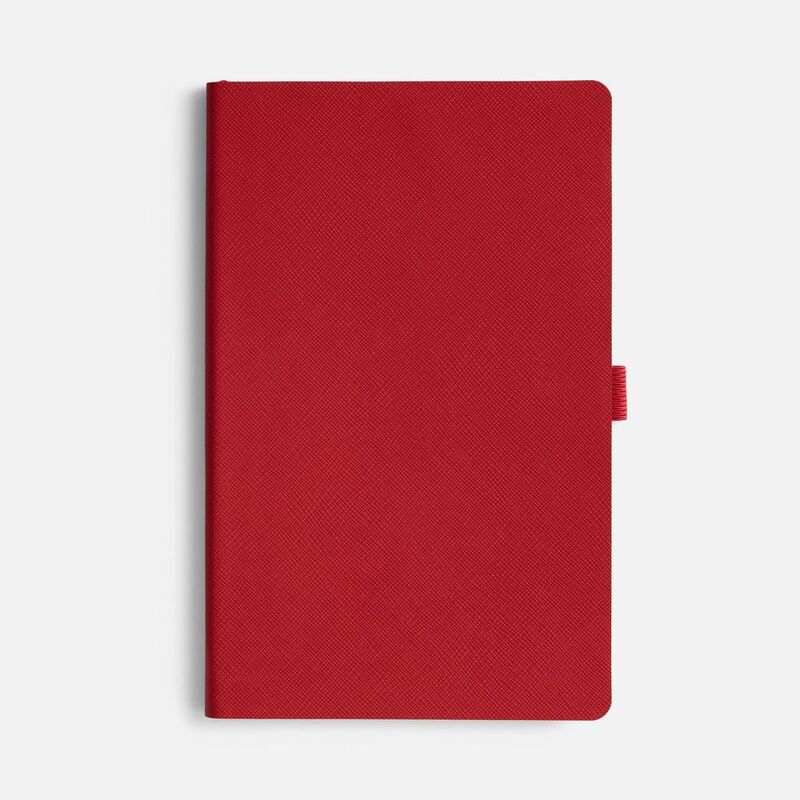 Ежедневник Lungo, недатированный, красный арт.24044.50