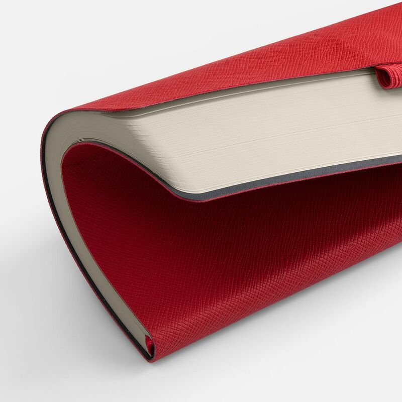 Ежедневник Lungo, недатированный, красный арт.24044.50