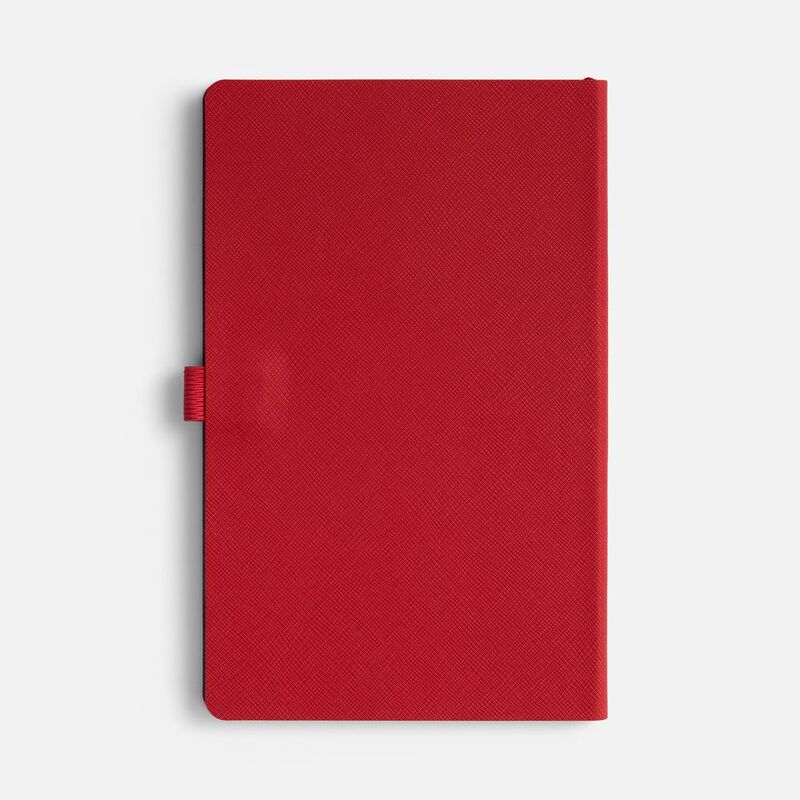 Ежедневник Lungo, недатированный, красный арт.24044.50