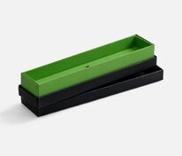 Футляр Nastro для 1 ручки, черный с зеленым арт.17816.90