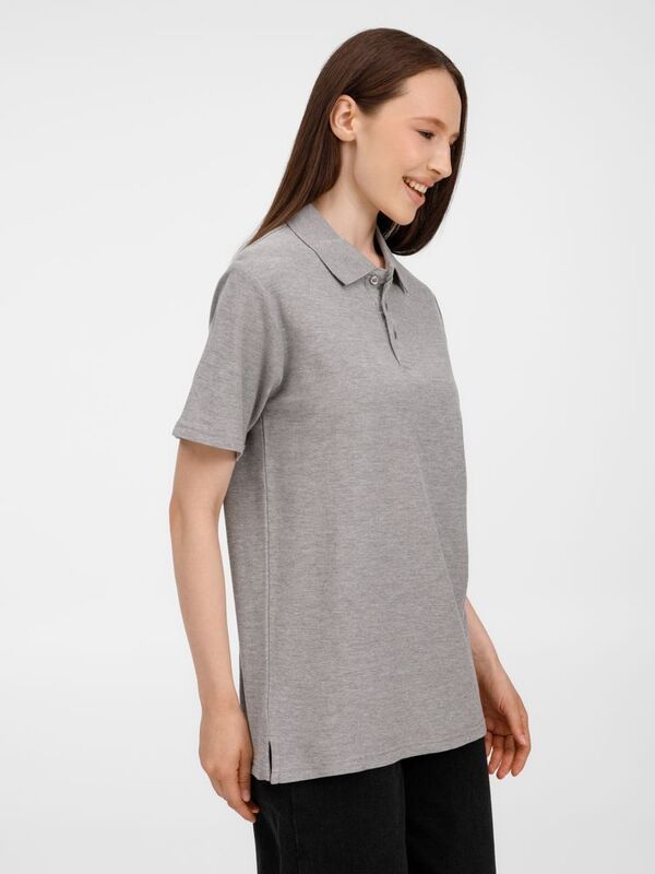 Рубашка поло унисекс Tervise, серый меланж арт.19419.11