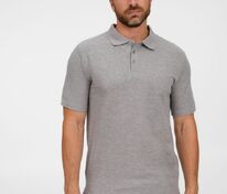 Рубашка поло унисекс Tervise, серый меланж арт.19419.11