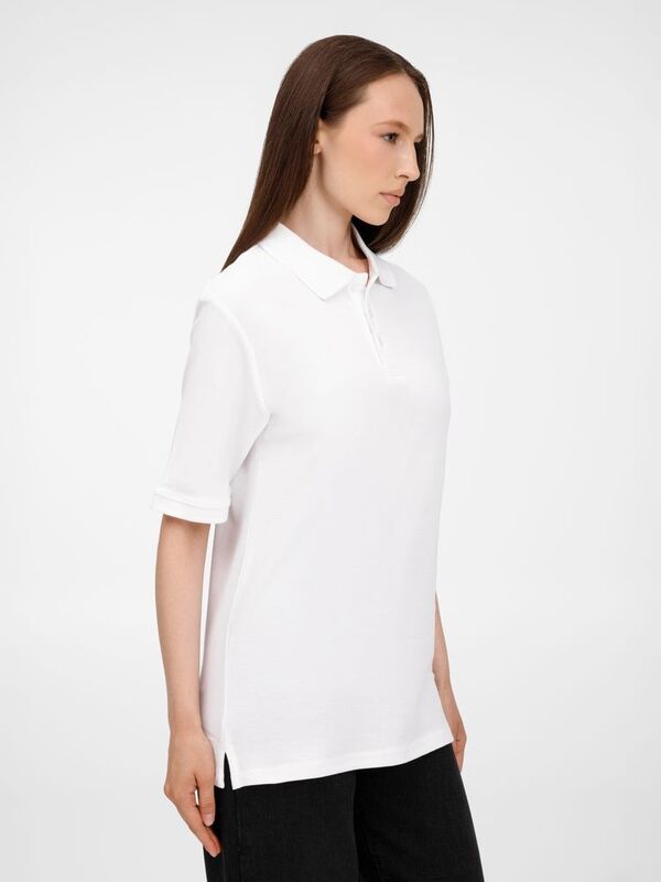 Рубашка поло унисекс Upswing, белая арт.19420.60