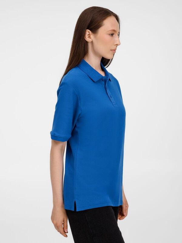 Рубашка поло унисекс Upswing, ярко-синяя арт.19420.44