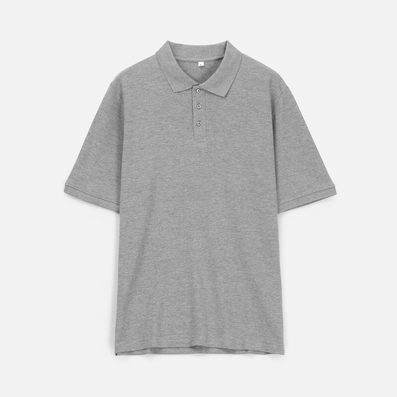 Рубашка поло унисекс Upswing, серый меланж арт.19420.11