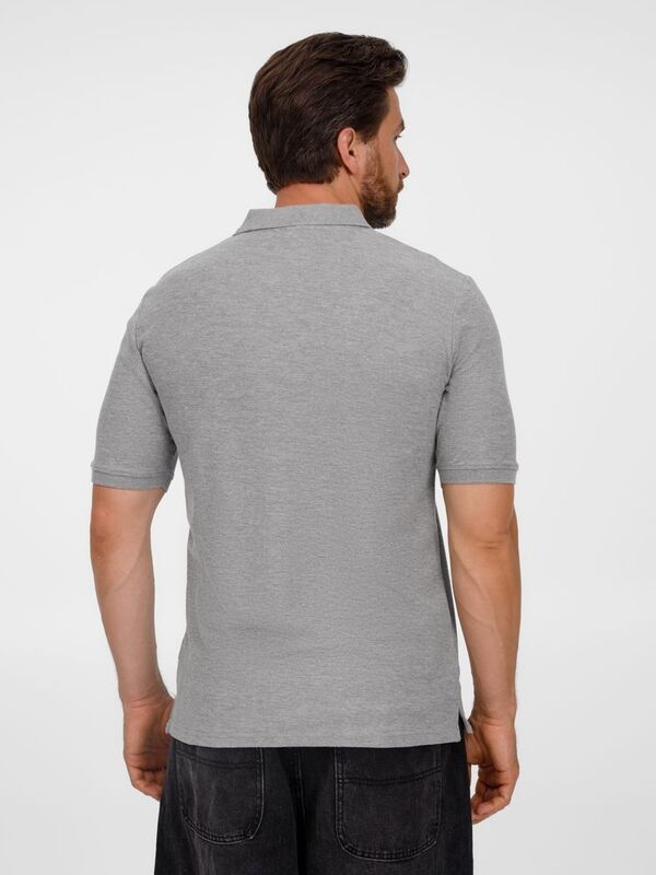 Рубашка поло унисекс Upswing, серый меланж арт.19420.11