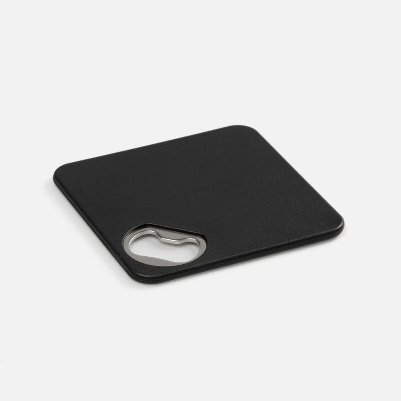 Костер с открывашкой для бутылок Bartender, ver.2, черный арт.20526.30