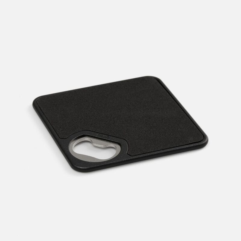 Костер с открывашкой для бутылок Bartender, ver.2, черный арт.20526.30