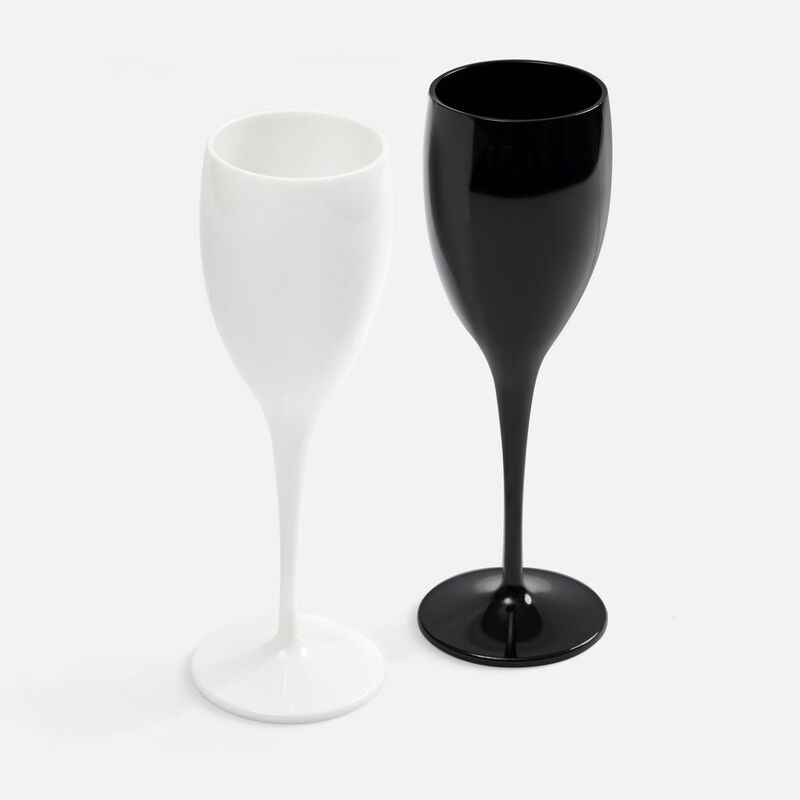 Бокал для шампанского Empresa, белый арт.20524.60