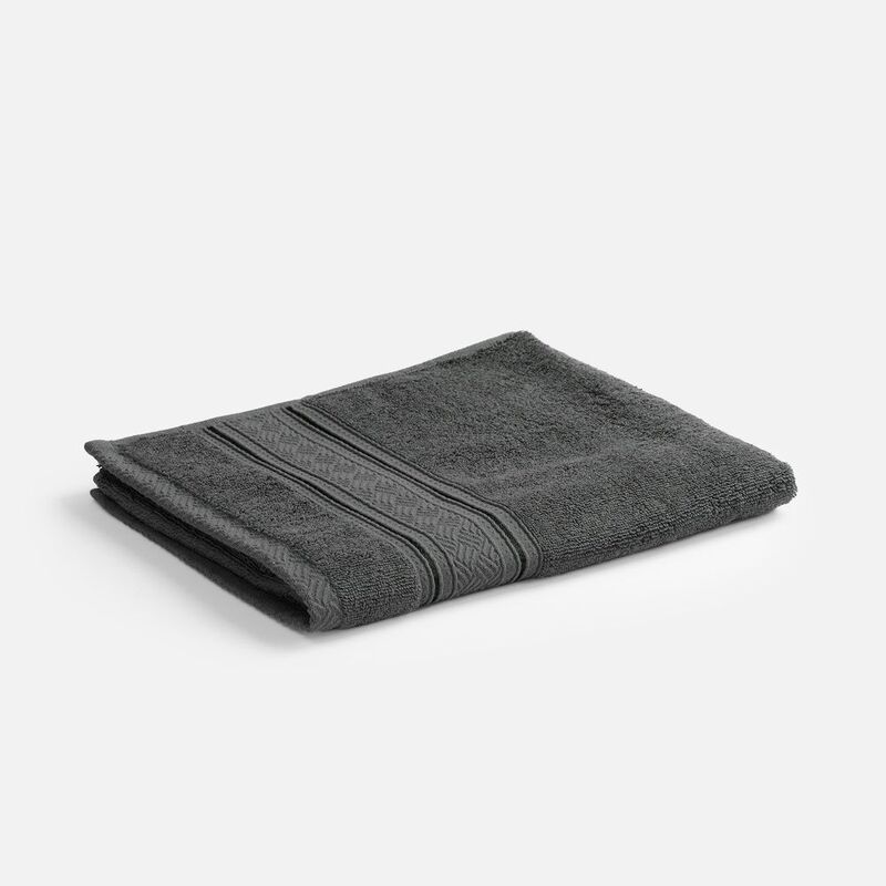 Полотенце махровое Terrychic, среднее, темно-серое арт.17371.13