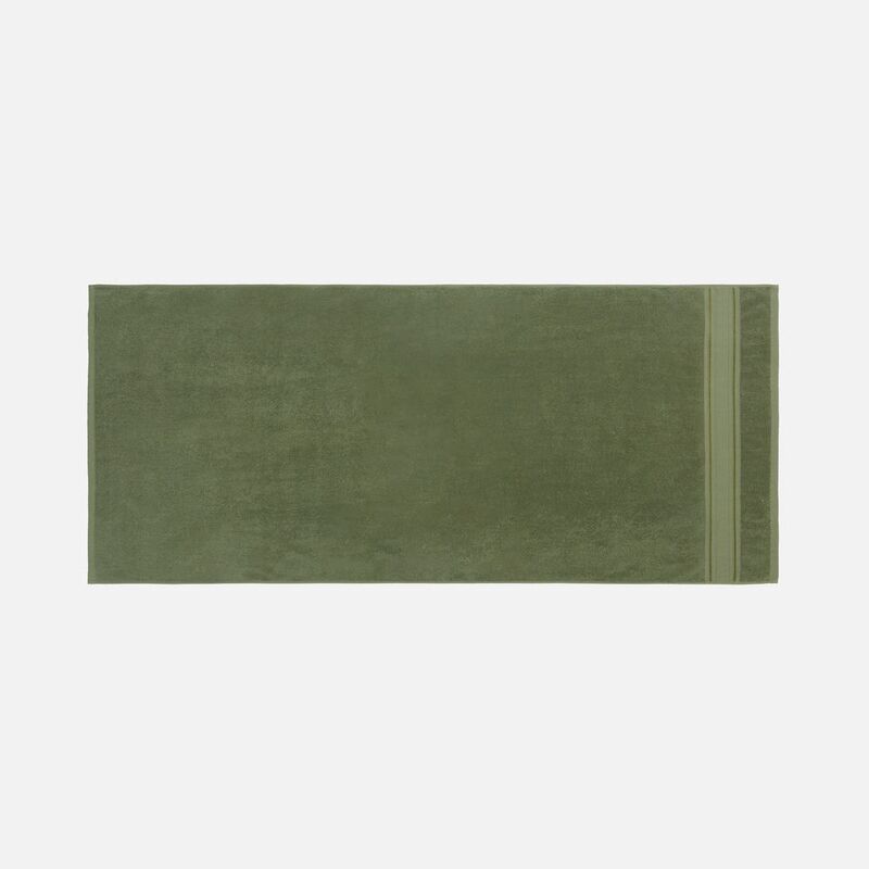 Полотенце махровое Terrychic, среднее, зеленое арт.17371.90