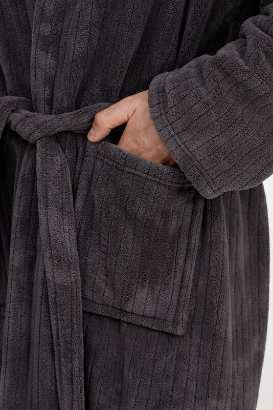 Халат флисовый Magic Mantle, темно-серый арт.17376.13