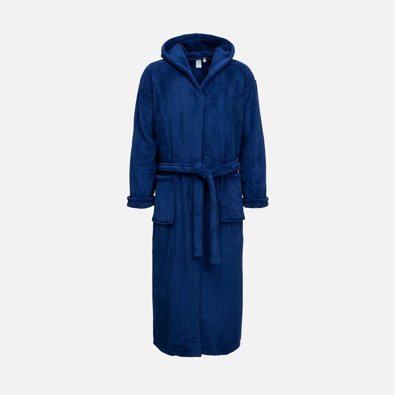 Халат флисовый Magic Mantle, темно-синий арт.17376.43