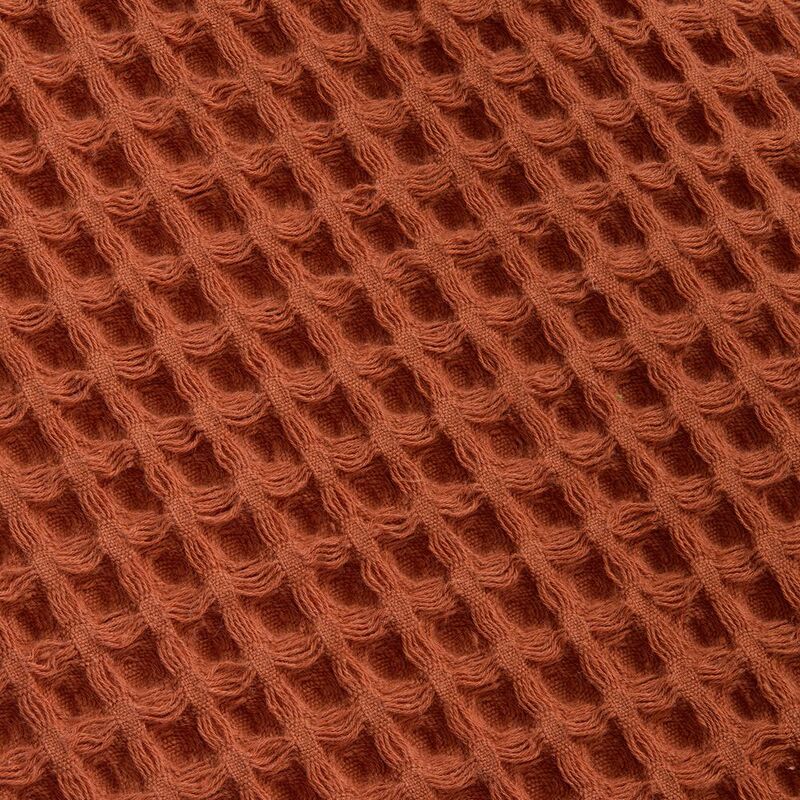 Плед вафельный Elenglect, оранжевый арт.17378.20