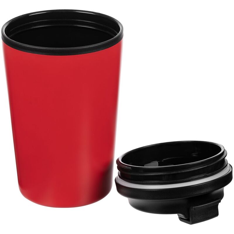 Набор Fleecy с термостаканом, красный арт.20436.50