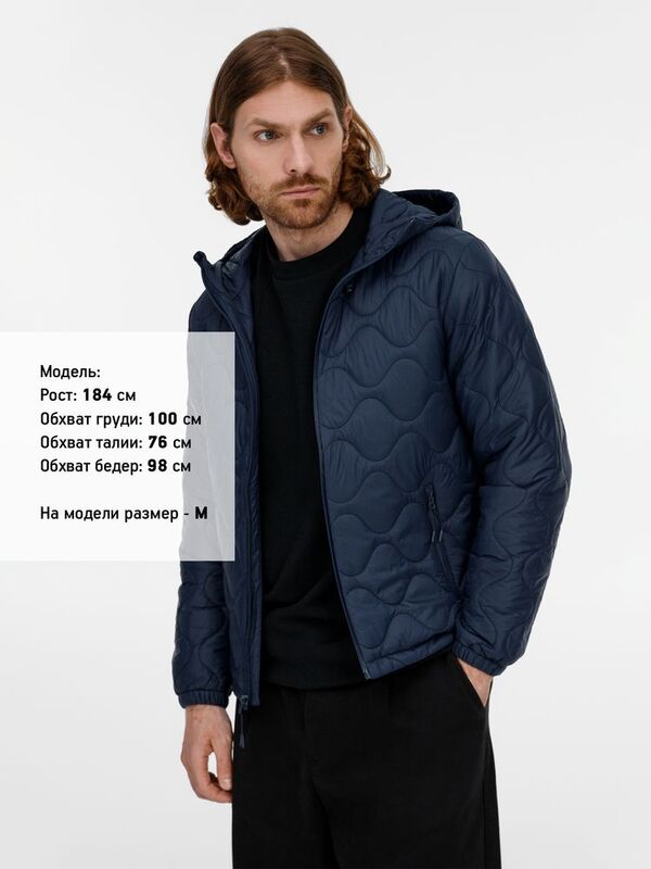 Куртка унисекс Tarnaby, темно-синяя арт.17446.40