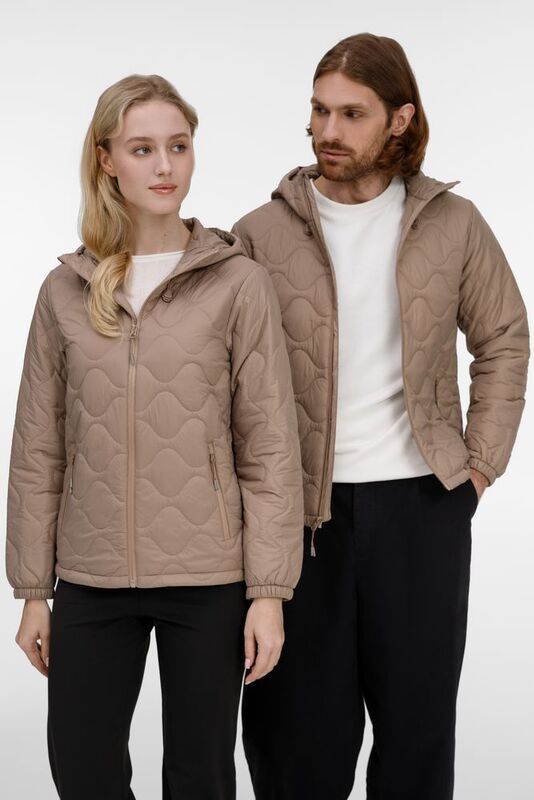 Куртка унисекс Tarnaby, бежевая арт.17446.12