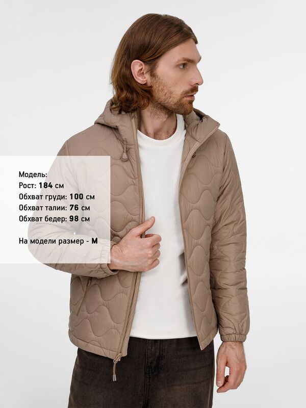 Куртка унисекс Tarnaby, бежевая арт.17446.12