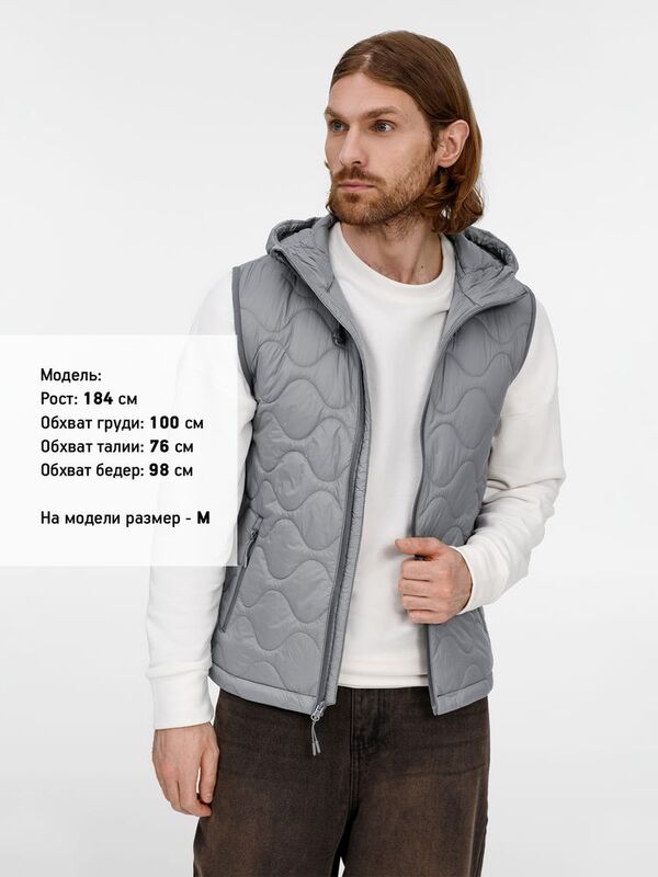 Жилет унисекс Tarnaby, светло-серый арт.17447.10
