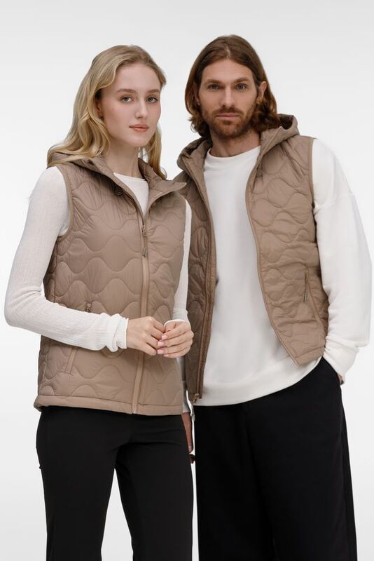 Жилет унисекс Tarnaby, бежевый арт.17447.12