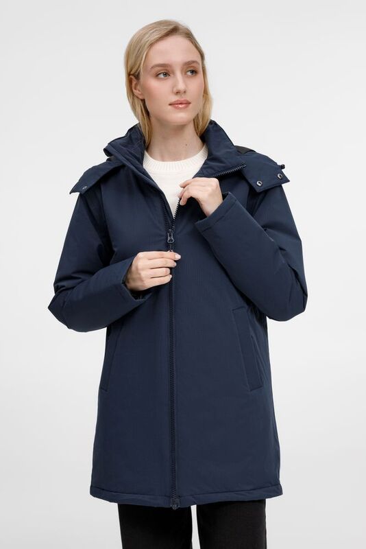Куртка-парка унисекс Sfera, темно-синяя арт.20440.40