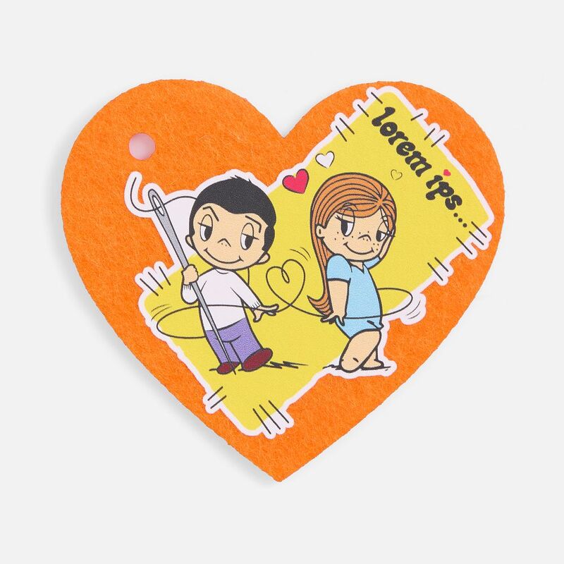 Заготовка из фетра Felt S, оранжевый неон арт.17570.22