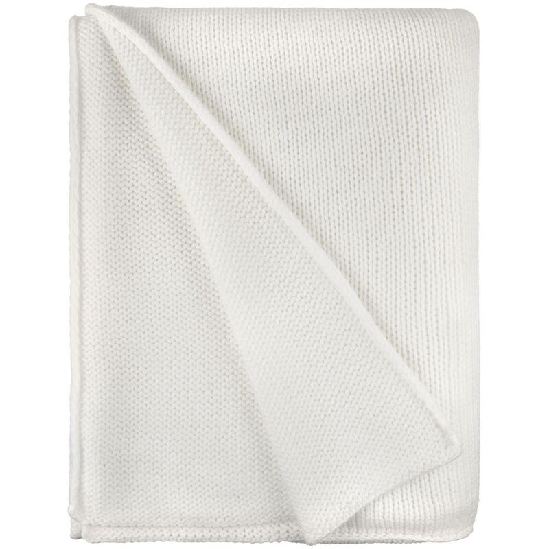 Плед Knitly, жемчужно-белый арт.17765.61