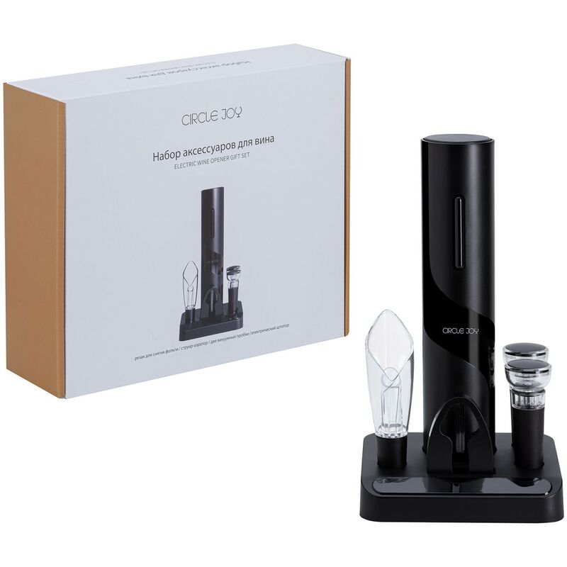 Винный набор Circle Joy Electric Wine Bottle Opener, черный арт.22198.30
