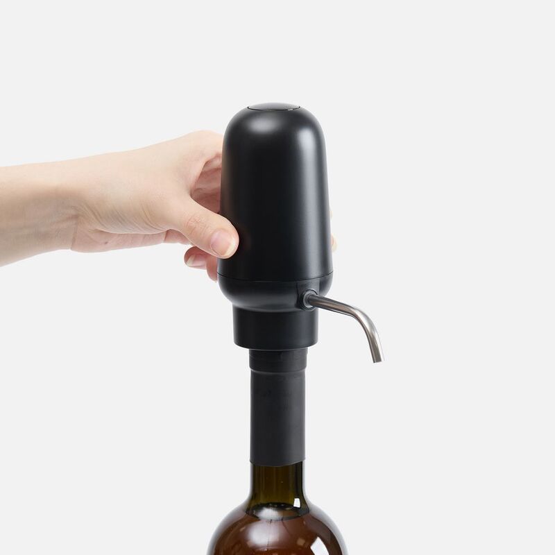 Электрический аэратор-дозатор для вина Lonks, черный арт.19306.30