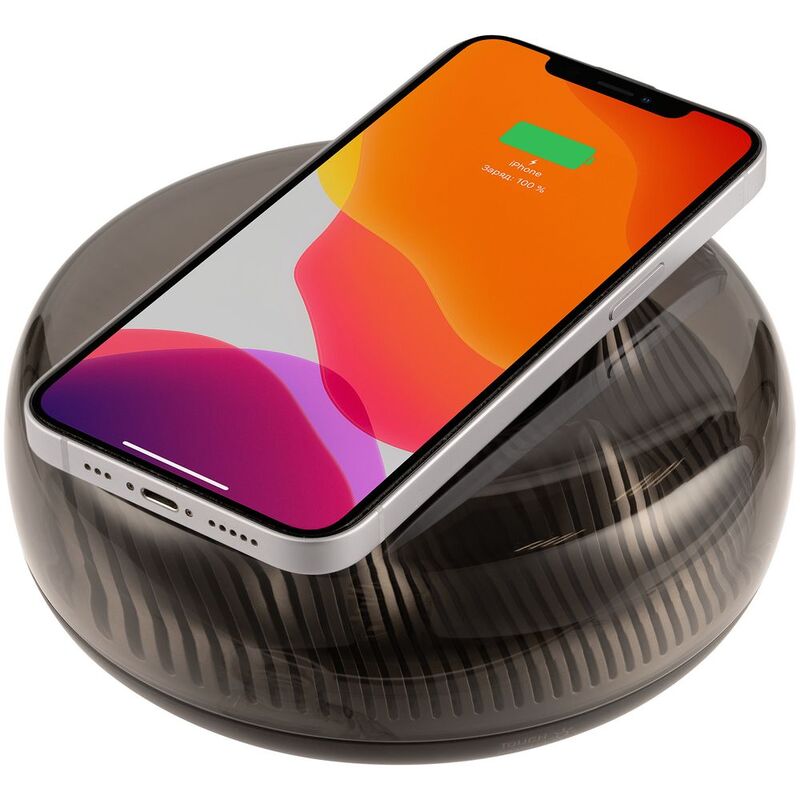 Станция беспроводной зарядки с подсветкой apexPoint ver.2, черная арт.17386.30