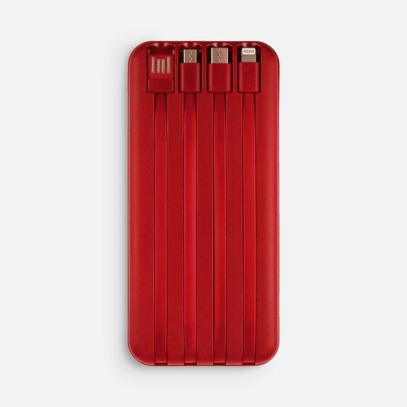 Аккумулятор Omni Qi 10000 мАч, ver.2, красный арт.22077.50