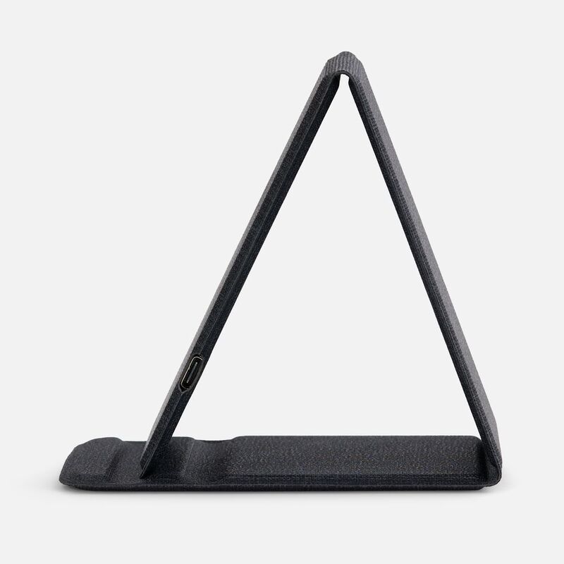 Подставка для смартфона с беспроводной зарядкой Kickstand, серая арт.17485.10