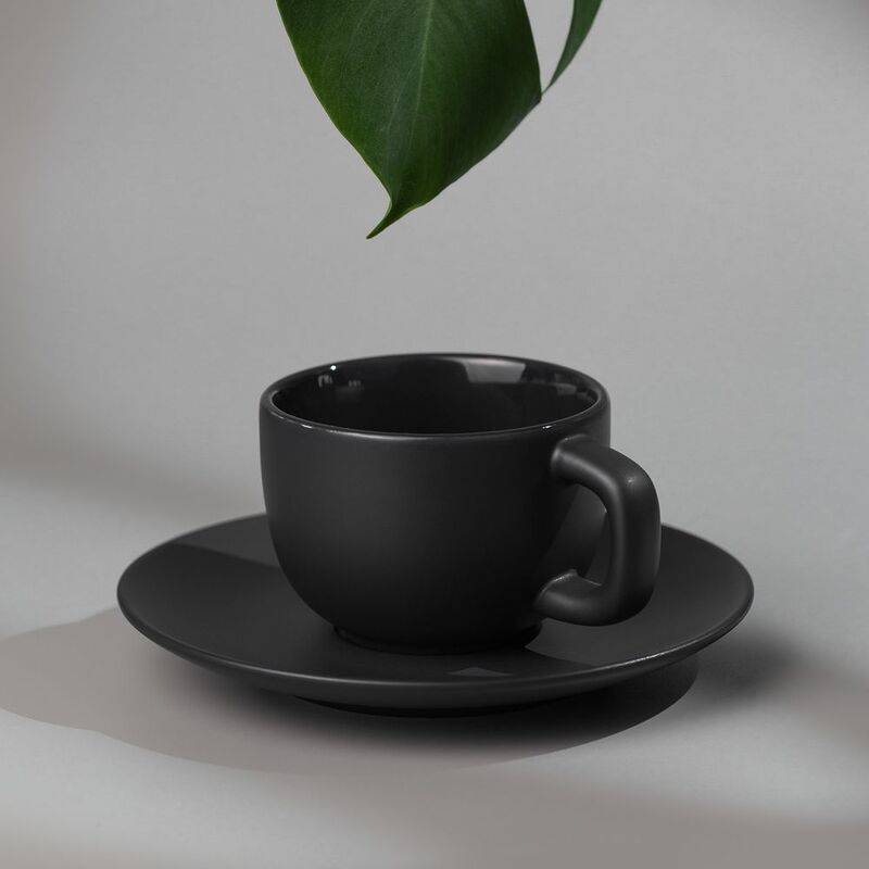 Чайная пара Stansa, черная арт.18275.30