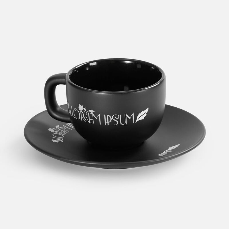 Чайная пара Stansa, черная арт.18275.30